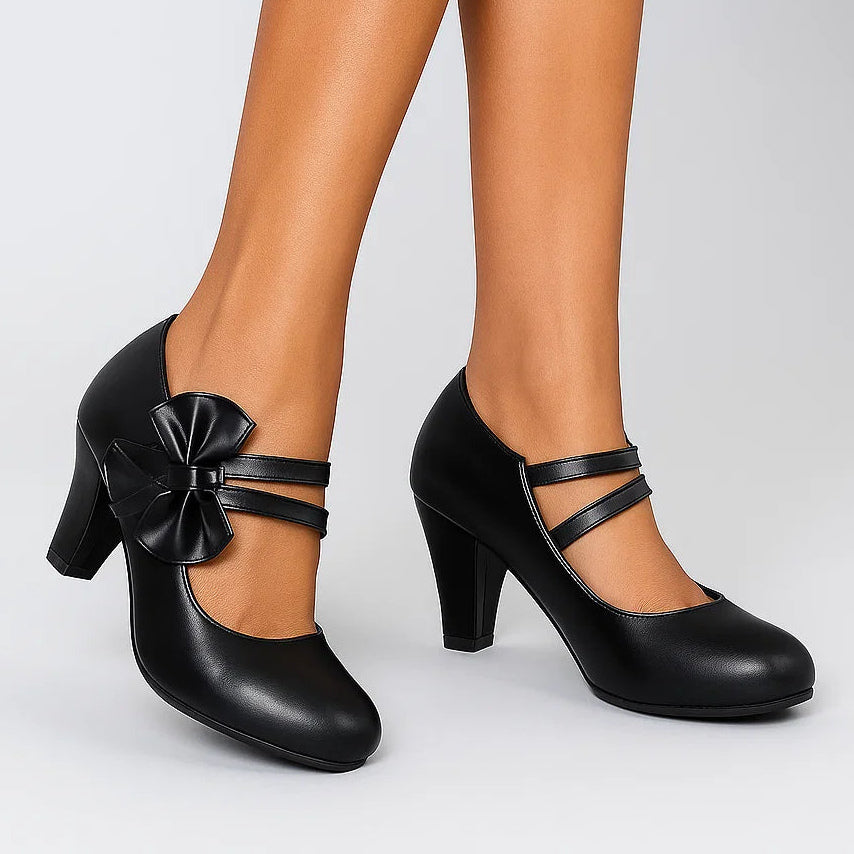Arielle™ — Escarpins raffinés au nœud élégant