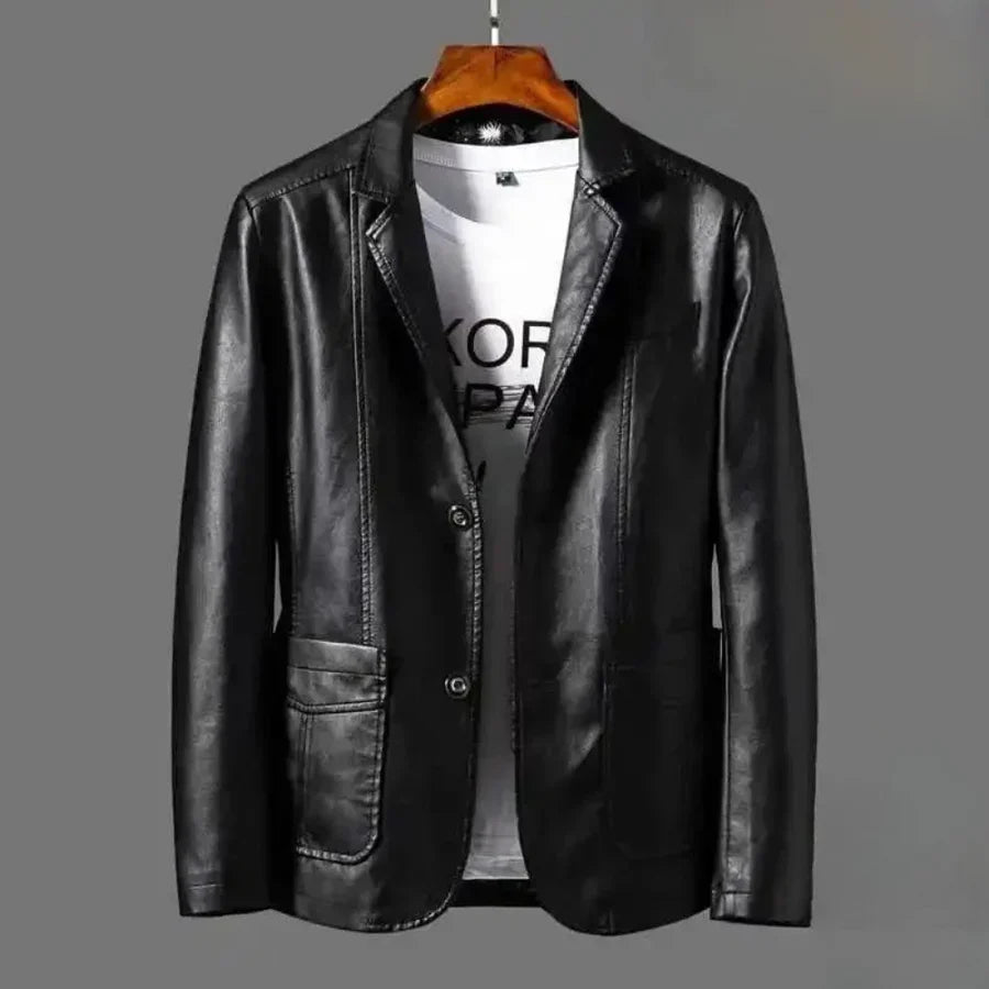 Veste en Cuir Business Casual