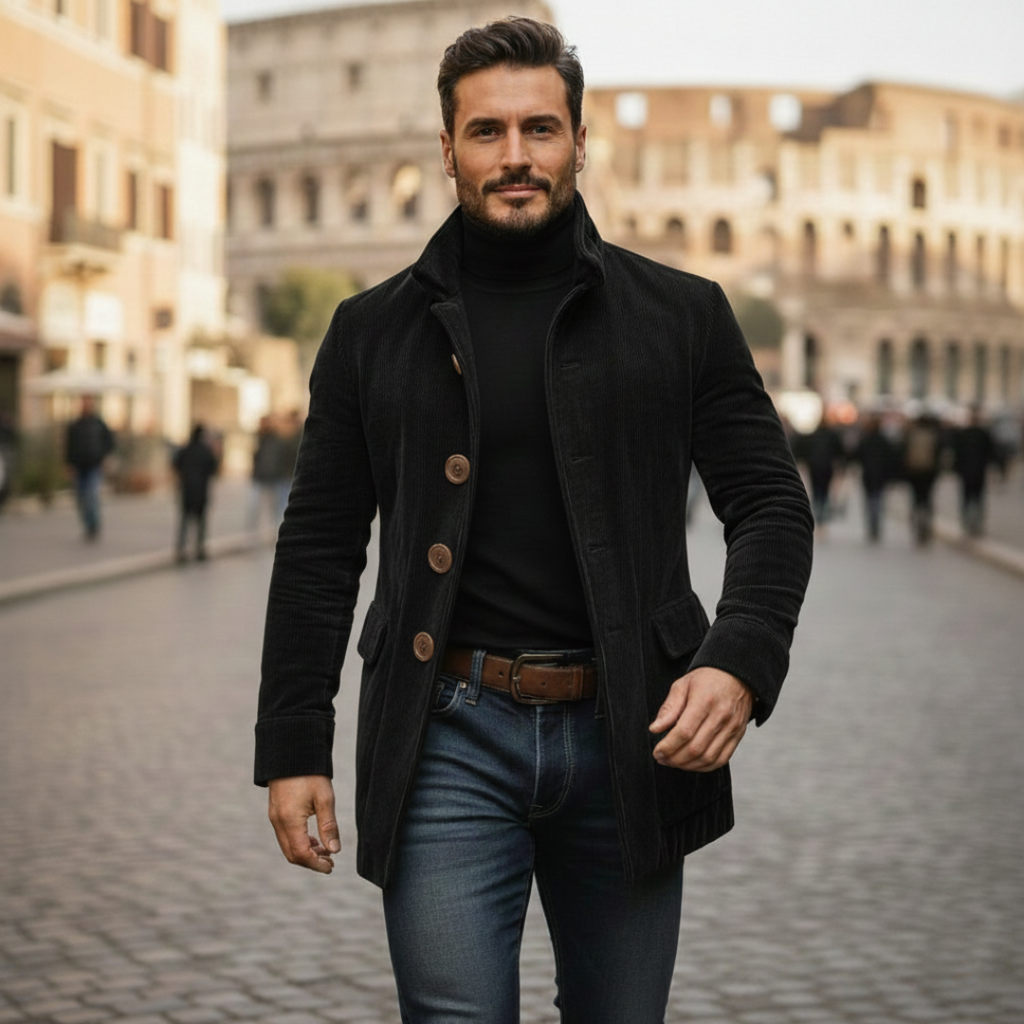 Valenti | Manteau en velours côtelé