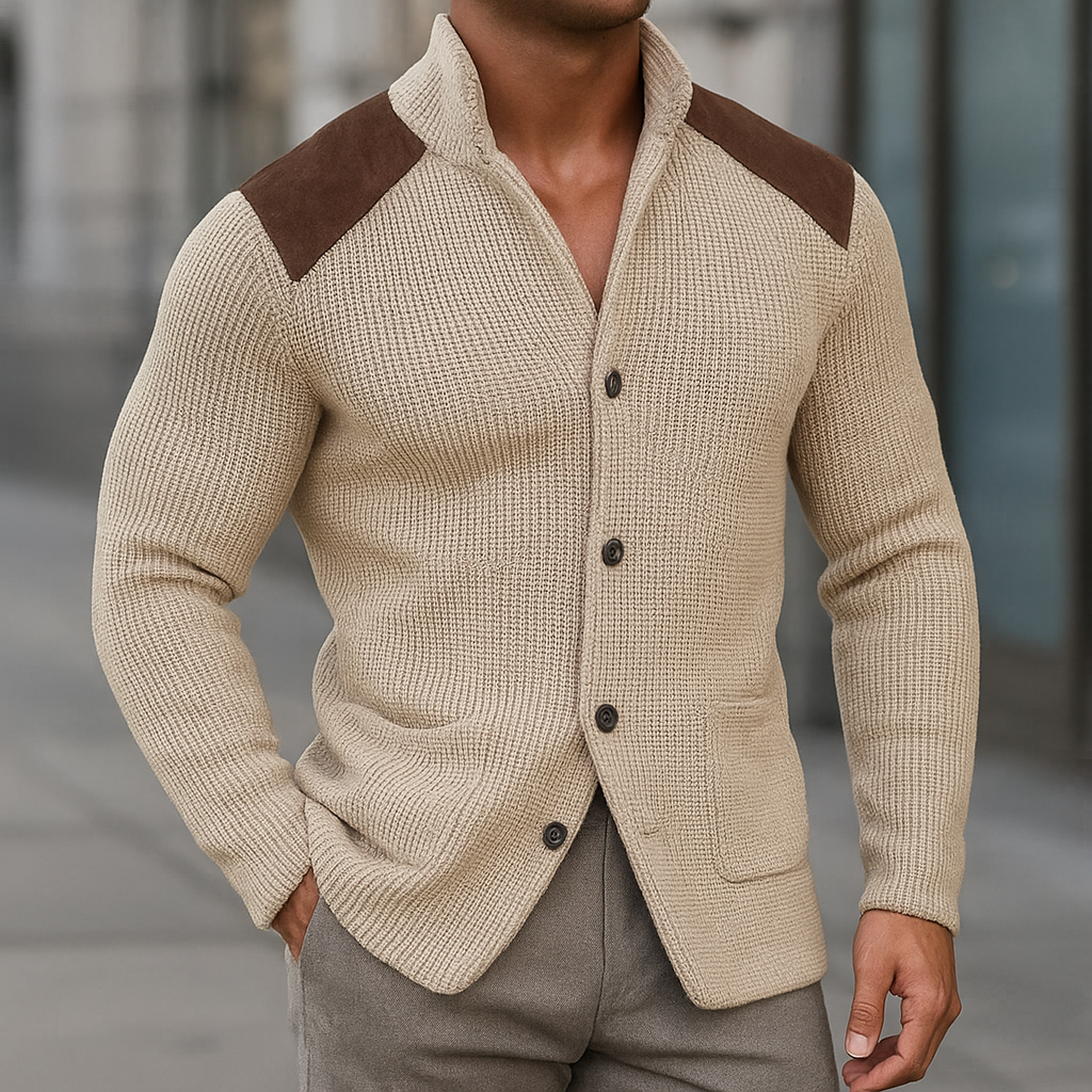 BLAZER EN MAILLE TEXTURÉE