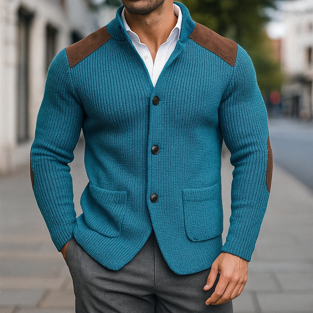 BLAZER EN MAILLE TEXTURÉE