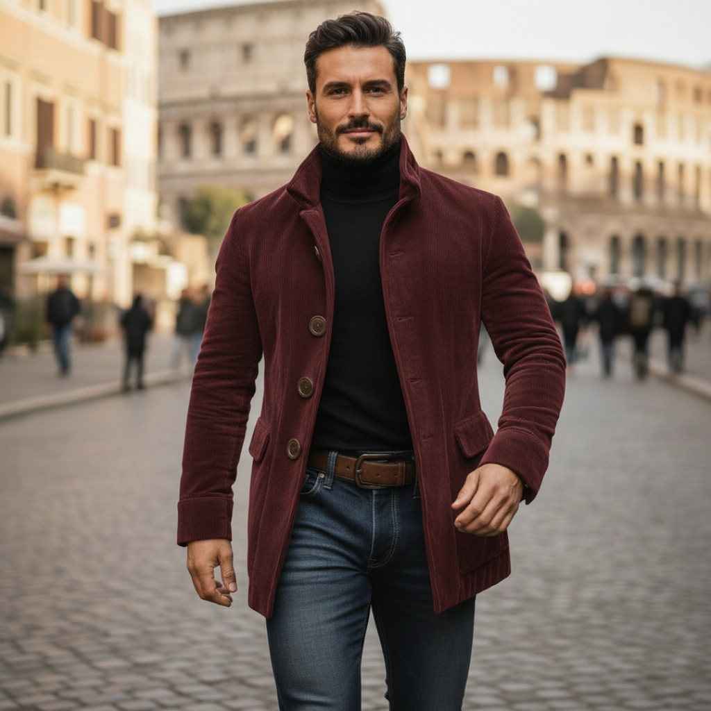 Valenti | Manteau en velours côtelé