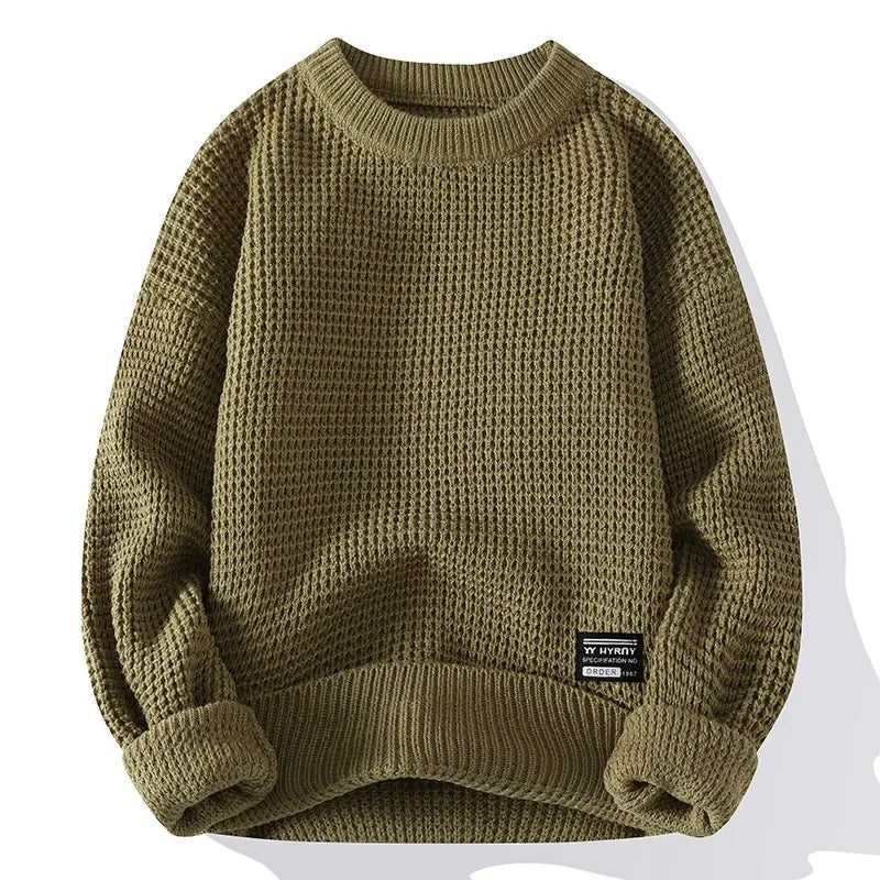 PULL EN NID D'ABEILLE PREMIUM