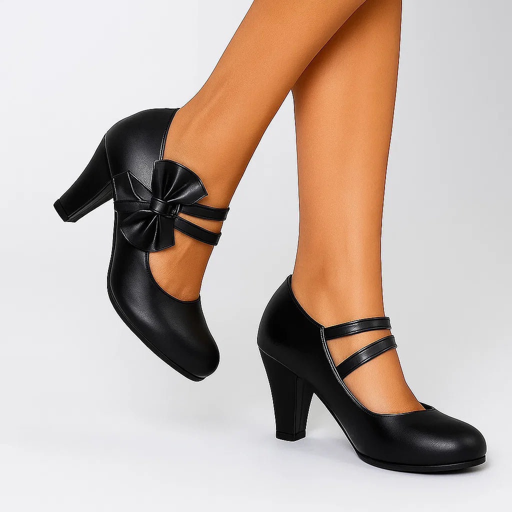 Arielle™ — Escarpins raffinés au nœud élégant