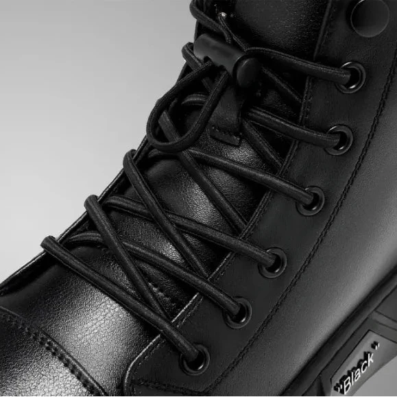Bottines Chukka Orthopédiques en Cuir Véritable avec Doublure Polaire