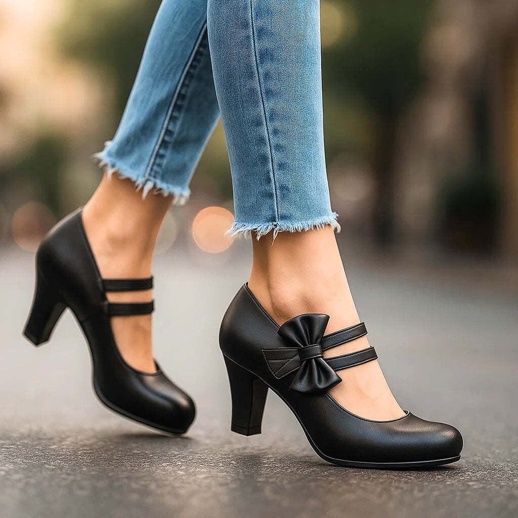 Arielle™ — Escarpins raffinés au nœud élégant