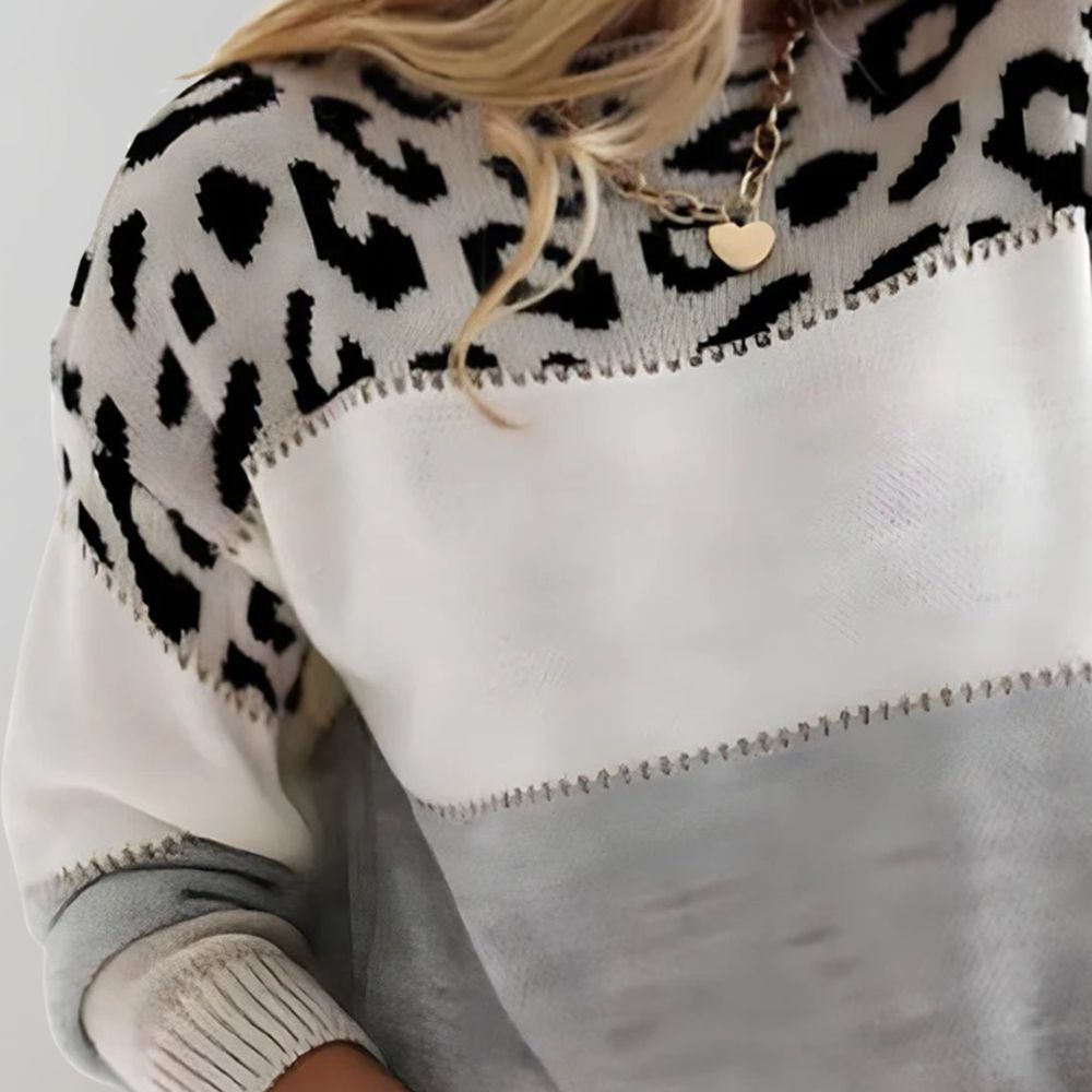 Ebi™ | Pull Léopard Élégance