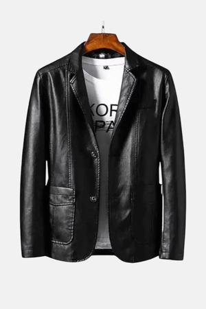 Veste en Cuir Business Casual