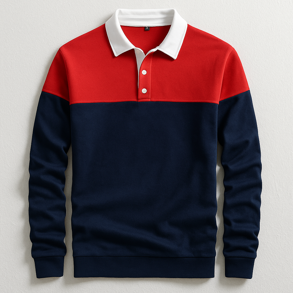 POLO DE LUXE À MANCHES LONGUES