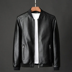 Veste en Cuir de Motard